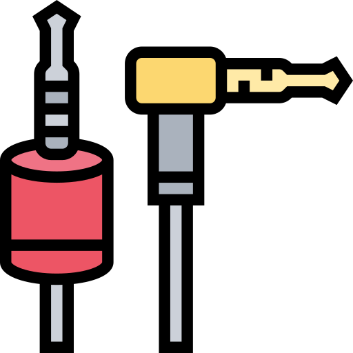 cable de audio Meticulous Lineal Color icono