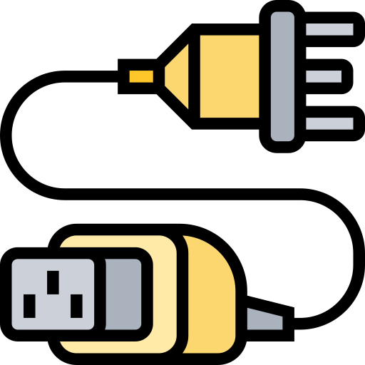 전원 케이블 Meticulous Lineal Color icon