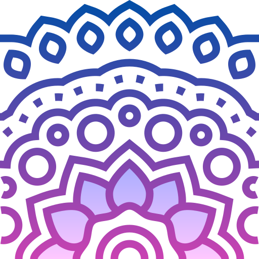 꽃 Detailed bright Gradient icon