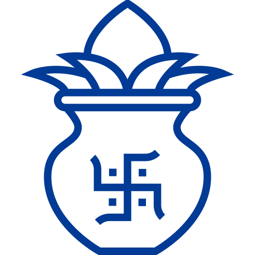 kumbh kalash Detailed bright Lineal icono