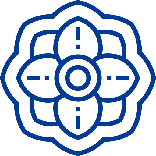 Flower Detailed bright Lineal icon