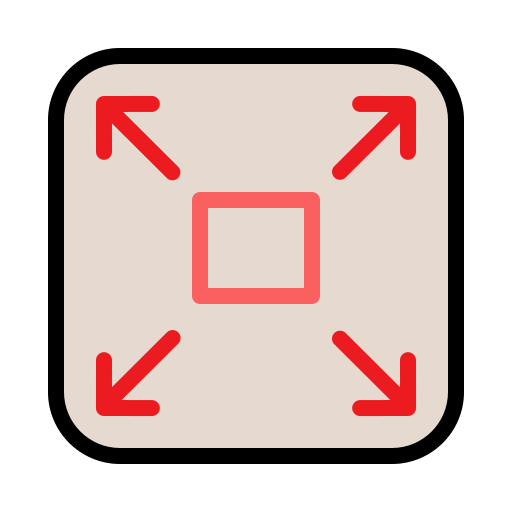 방향 Generic Outline Color icon