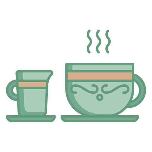 café latté Generic Outline Color icono