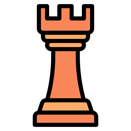 Rook Generic Outline Color icon