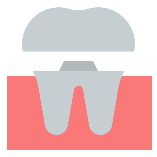 corona dentale Generic Flat icona