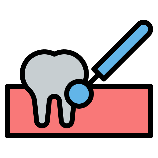 chequeo dental Generic Outline Color icono