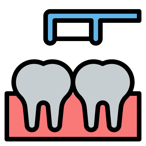 Dental floss Generic Outline Color icon