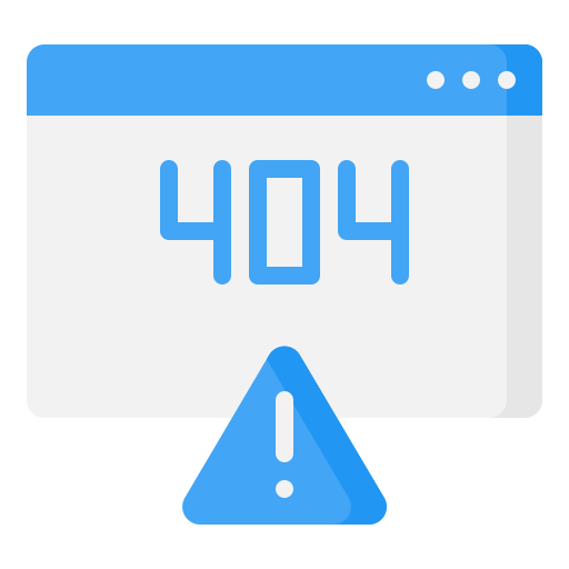 error 404 Generic Blue icono