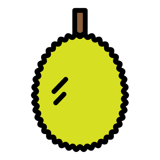 Jackfruit Generic Outline Color icon
