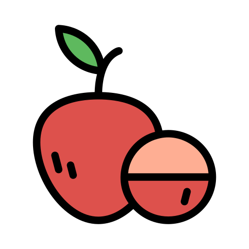 lychee Generic Outline Color icono