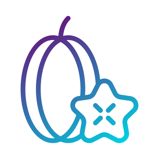 Звездный фрукт Generic Gradient иконка