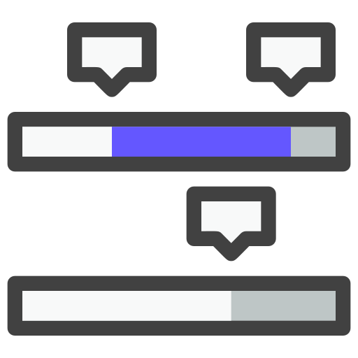 sequenza temporale Generic Outline Color icona