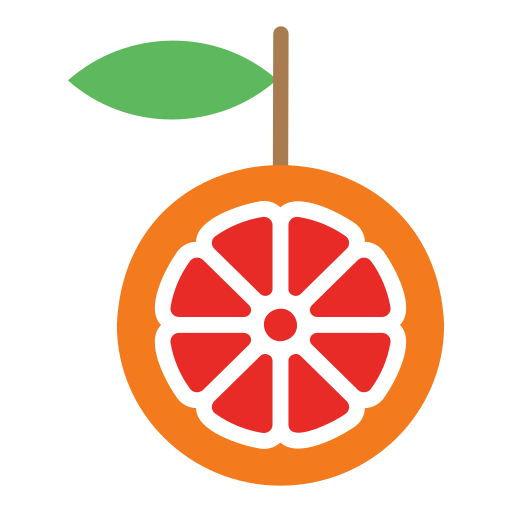 grejpfrut Generic Flat ikona