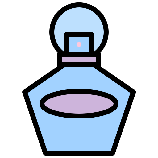 parfum flesje Generic Outline Color icoon
