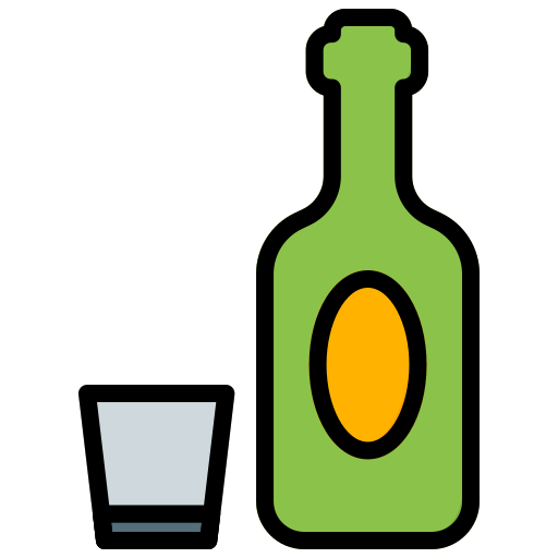 de l'alcool Generic Outline Color Icône