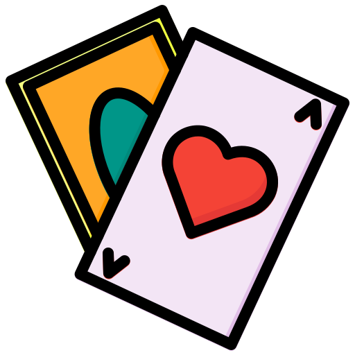 cartes de poker Generic Outline Color Icône