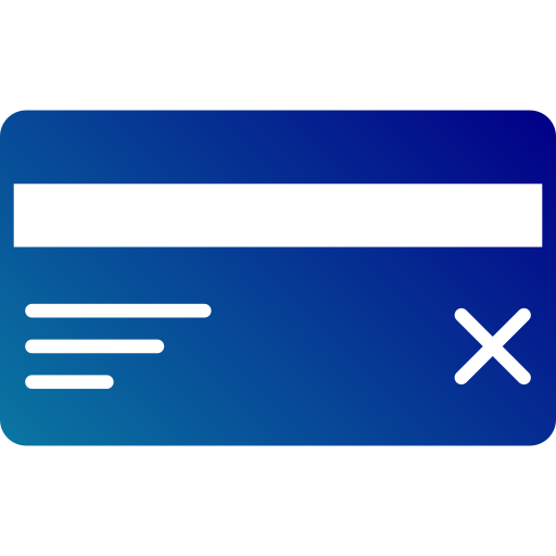 carte bancaire Generic Flat Gradient Icône