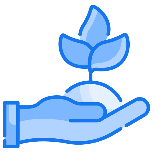 식물학 Generic Blue icon