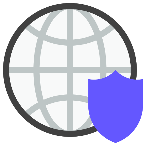 Globe Generic Outline Color icon