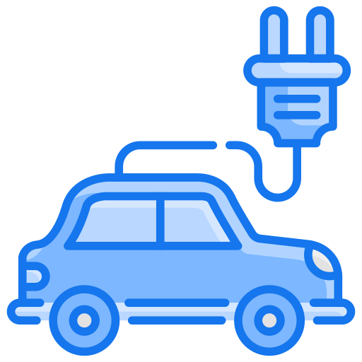 Electric car Generic Blue icon