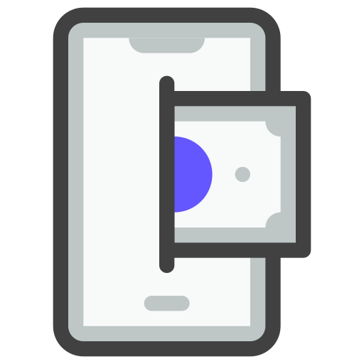 mobiles bezahlen Generic Outline Color icon