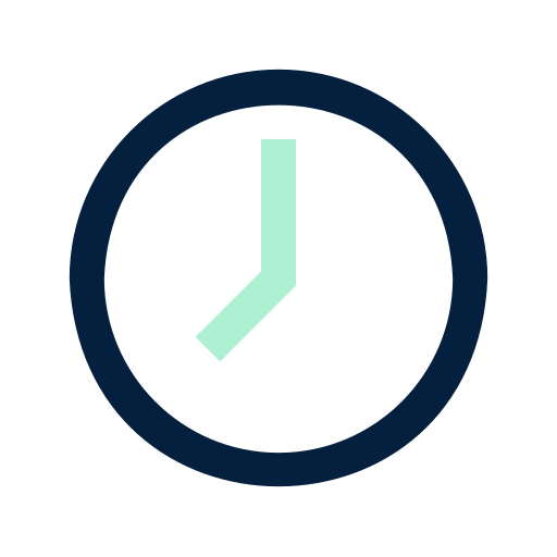 reloj Generic Outline Color icono