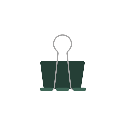 Binder clip Generic Flat icon