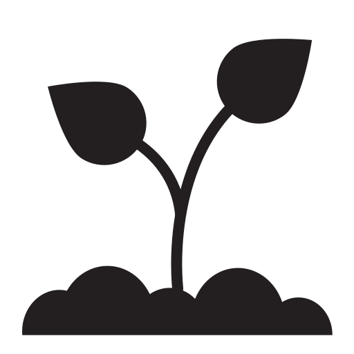 planta Generic Glyph icono