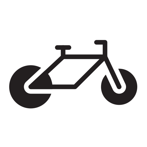 bicyclette Generic Glyph Icône