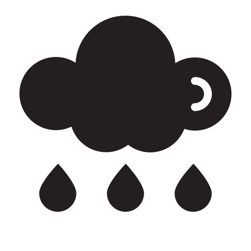 Rain Generic Glyph icon