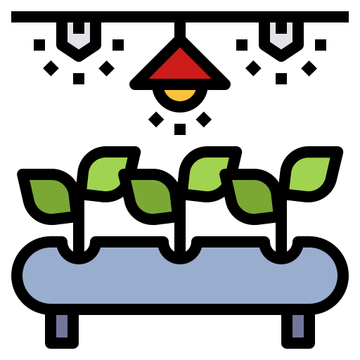 Гидропонное садоводство Generic Outline Color иконка