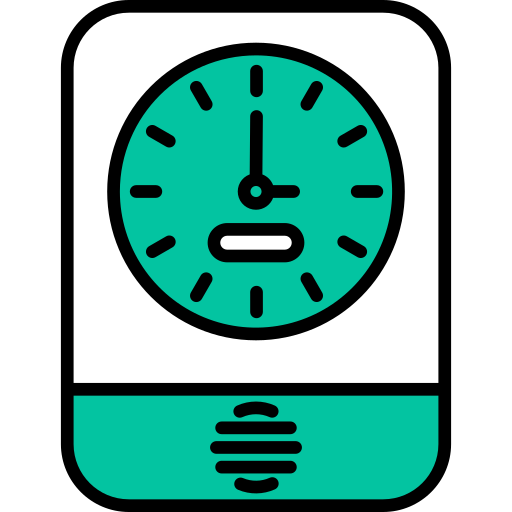 reloj de pared Generic Fill & Lineal icono