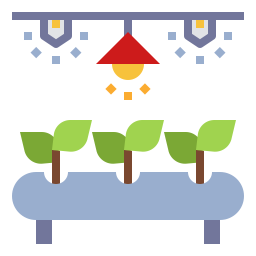 ogrodnictwo hydroponiczne Generic Flat ikona