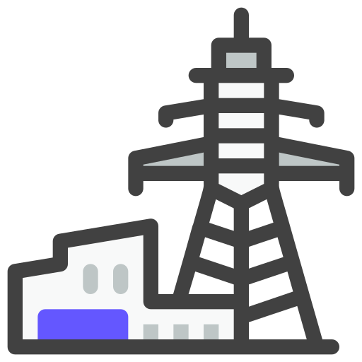 高電圧 Generic Outline Color icon