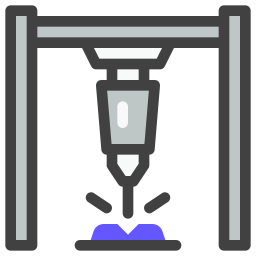 máquina de corte por láser Generic Outline Color icono