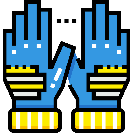 Gloves Detailed Straight Lineal color icon