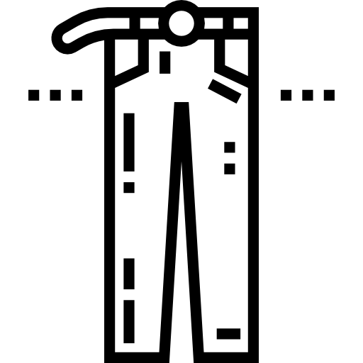 pantalón Detailed Straight Lineal icono