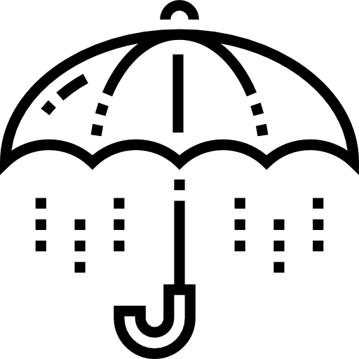 우산 Detailed Straight Lineal icon