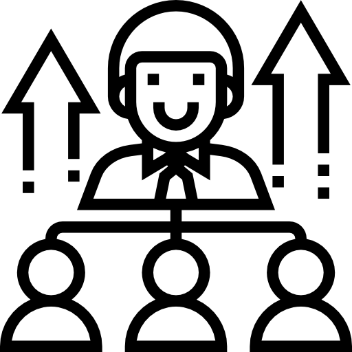 struttura gerarchica Meticulous Line icona