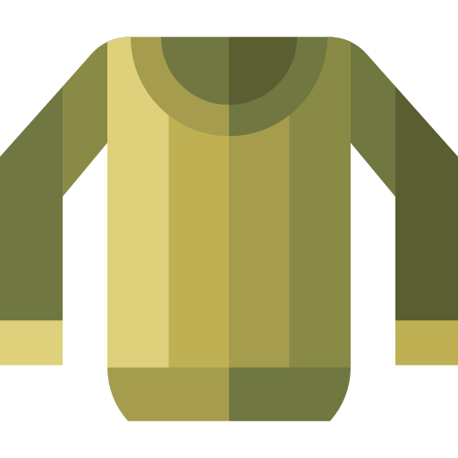 Sweater Basic Straight Flat icon