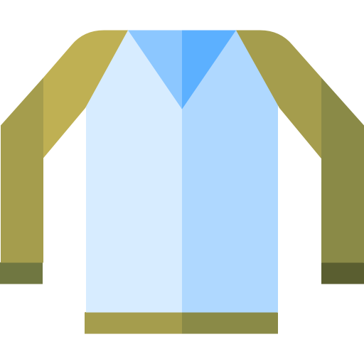 shirt Basic Straight Flat icoon