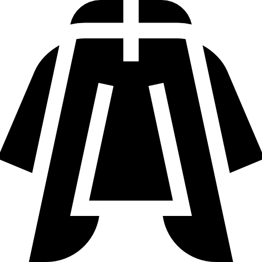 poncho Basic Straight Filled icon