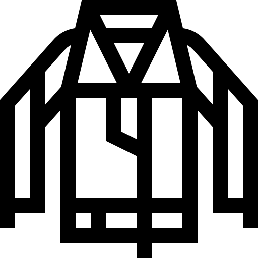 kurtka Basic Straight Lineal ikona