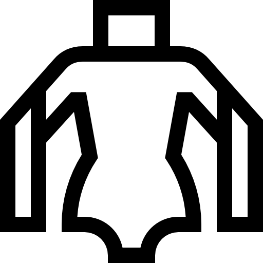 Turtleneck Basic Straight Lineal icon