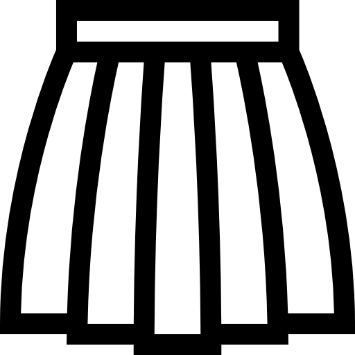 スカート Basic Straight Lineal icon