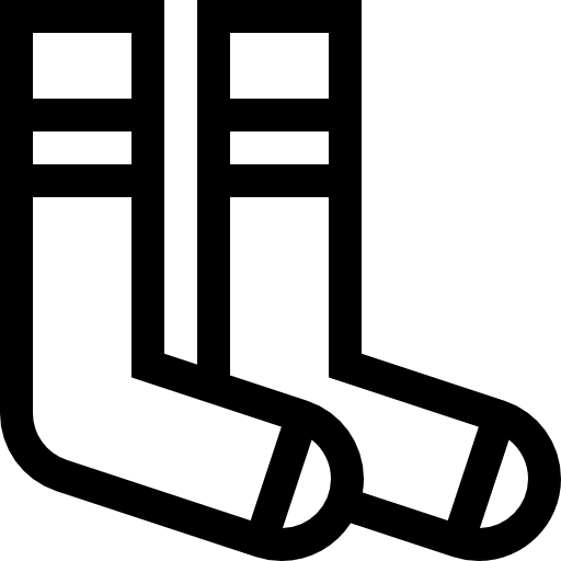 calcetines Basic Straight Lineal icono