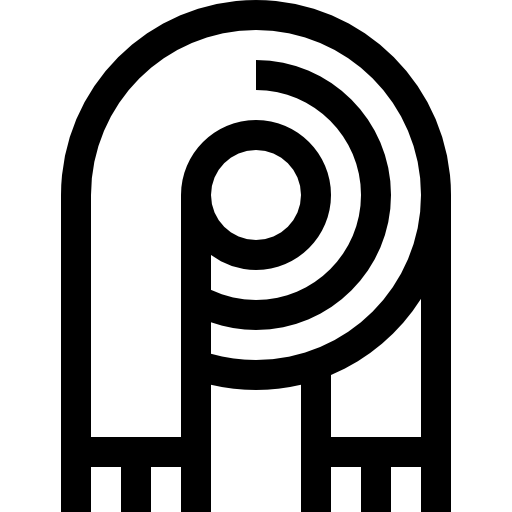 bufanda Basic Straight Lineal icono
