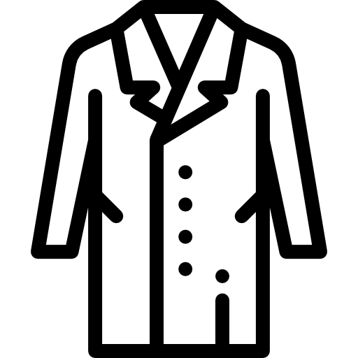 kurtka Detailed Rounded Lineal ikona