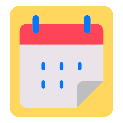kalender pagina Generic Flat icoon