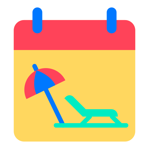 vakantie Generic Flat icoon